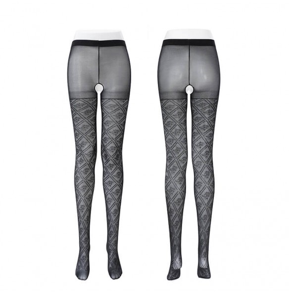 FEE ET MOI - Floral Vine Stockings (Black) FEE ET MOI - Floral Vine Stockings (Black)
